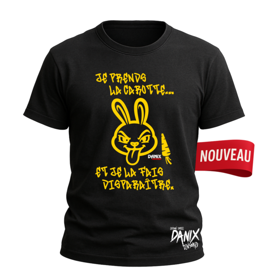 Tshirt Lapine Magicienne Je prends la carotte et je la fais disparaitre